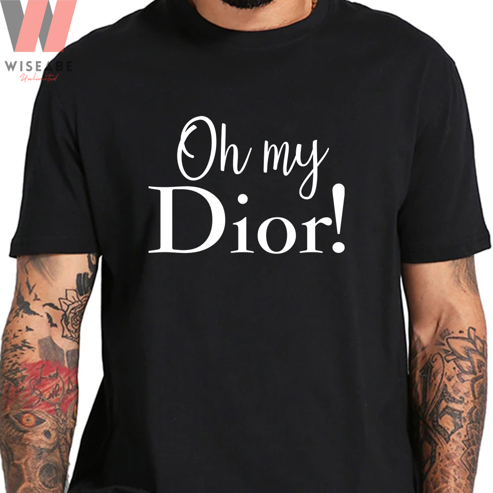 Cheap Oh My Dior Logo T Shirt Dior T Shirt Men Wiseabe Apparels