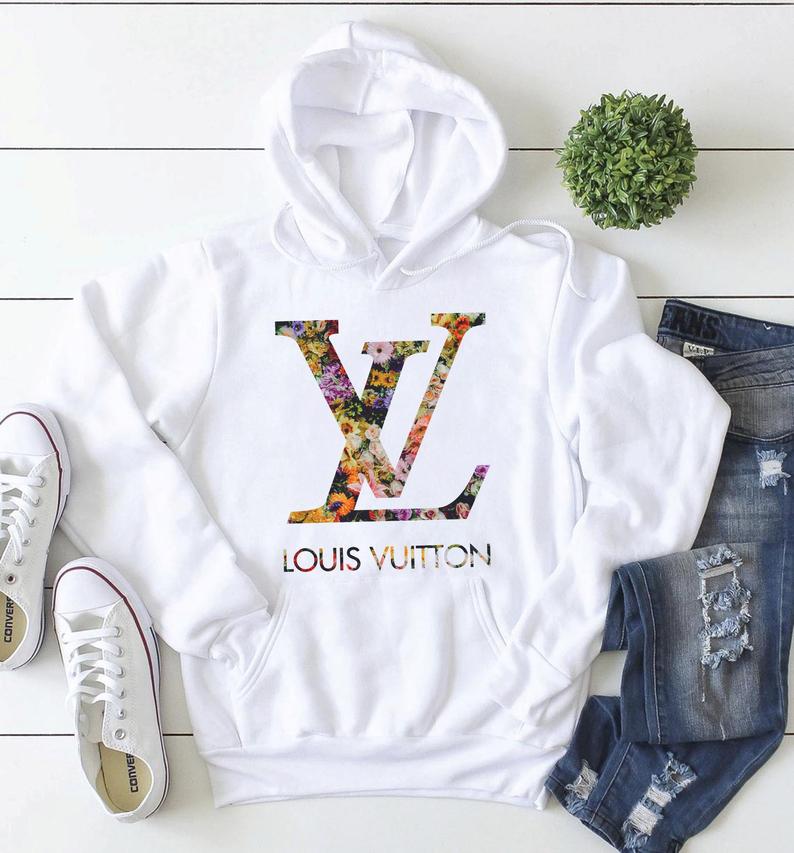 Louis Vuitton Men's XS Classic Grey LV Logo Zip Up Sweashirt