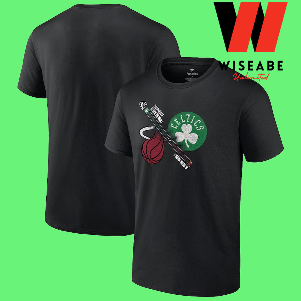 Cheap NBA 2023 Miami Heat And Boston Celtics Eastern Conference Shir