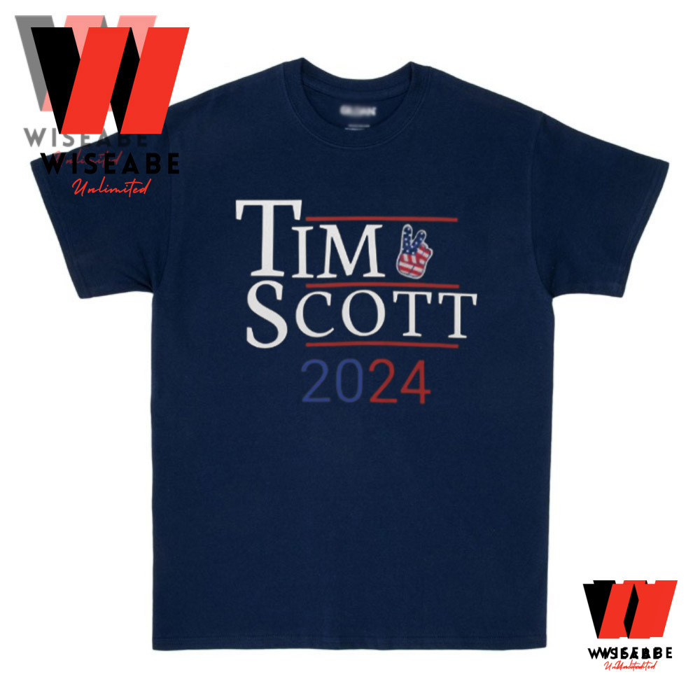 Politician Tim Scott For President T Shirt, Cheap Tim Scott 2024 T Shirt