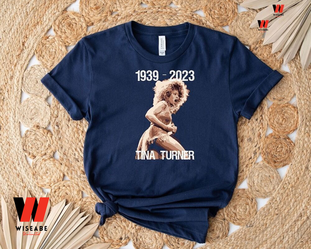 Vintage 83 Years 1939 2023 Memories Of Queen of Rock n Roll Tina Turner T Shirt