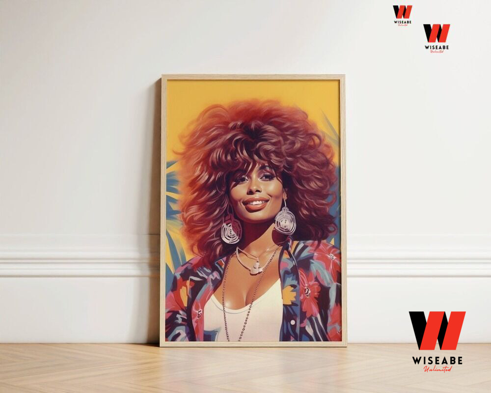 Memorial RIP Queen of Rock n Roll Tina Turner Poster Wall Art