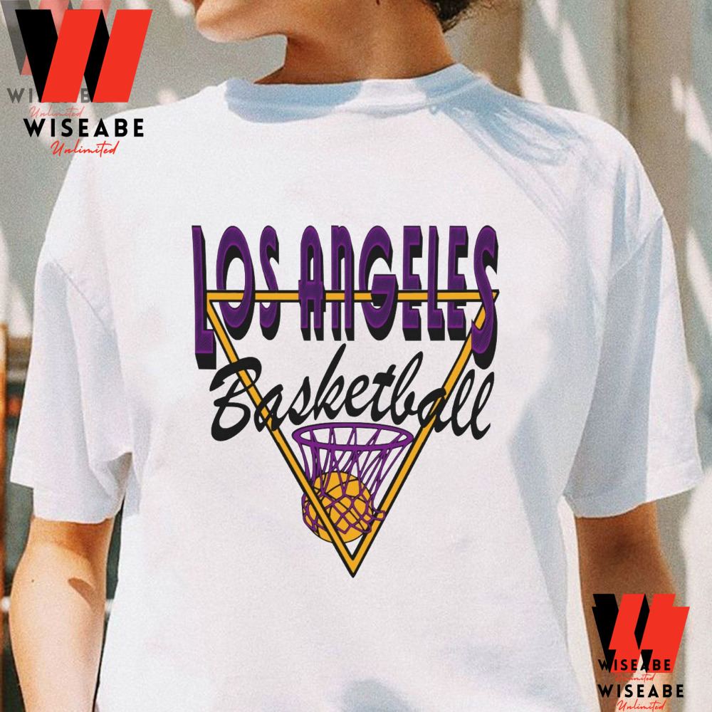 Vintage Los Angeles Basketball LA Lakers T Shirt, Cheap LA Lakers Shirts Mens