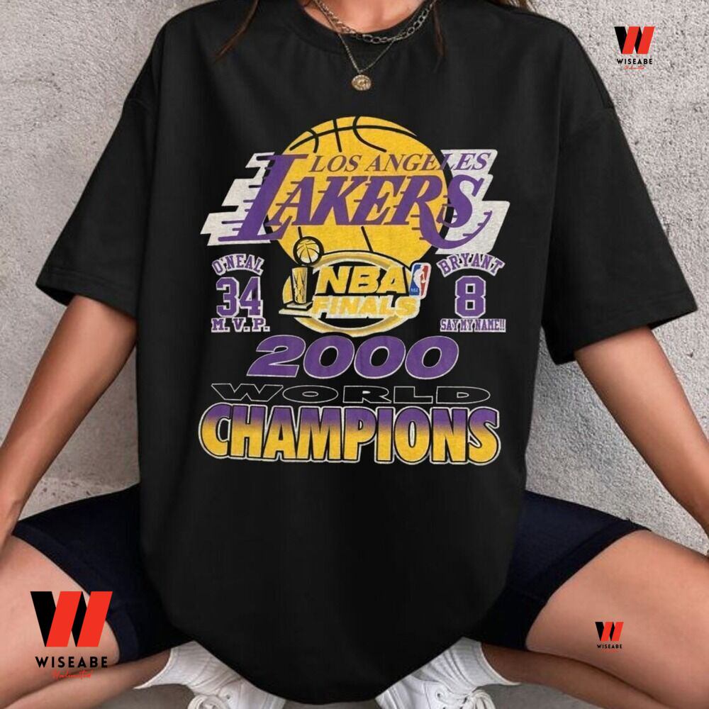 Official Vintage Los Angeles Lakers 2000 Champion World T-Shirt, hoodie,  sweater, long sleeve and tank top