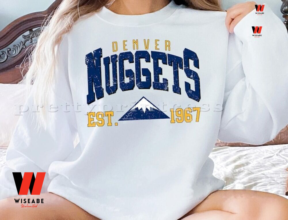 Vintage Basketball Denver Nuggets Sweatshirt For Fans