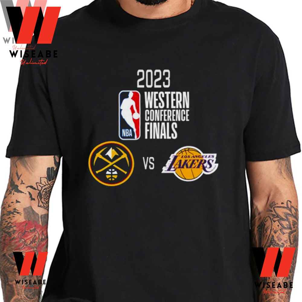 Cheap NBA Western Conference Finals 2023 Los Angeles Lakers And Denver Nuggets Shirt