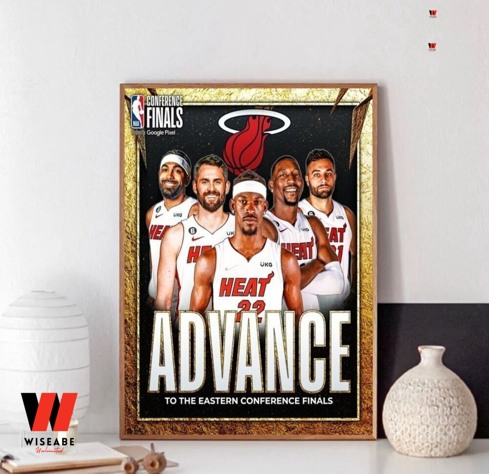 Hot NBA 2023 Miami Heat Eastern Conference Finales Poster