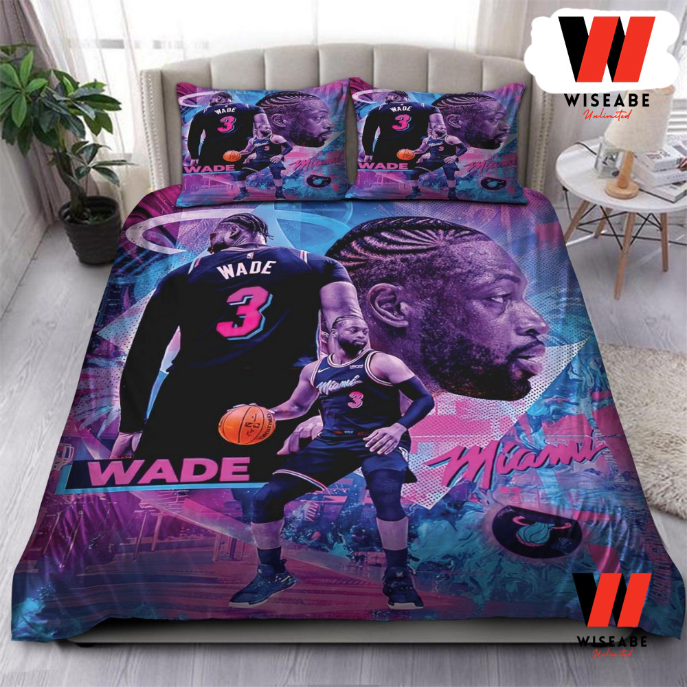 Hot Dwyane Wade Miami Heat Bedding Set For Fan