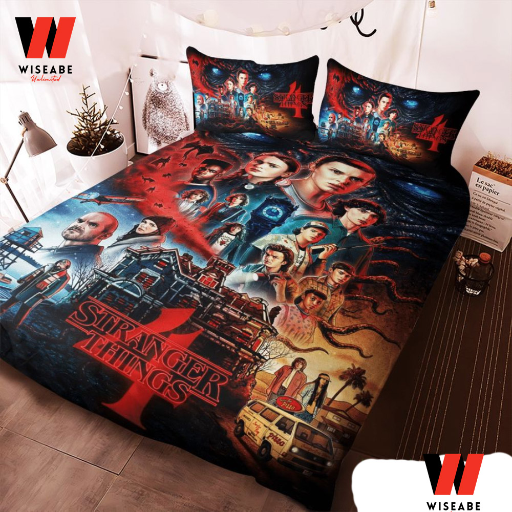 Hot TV Drama Stranger Things Season 4 Bedding Sets Decorative 11