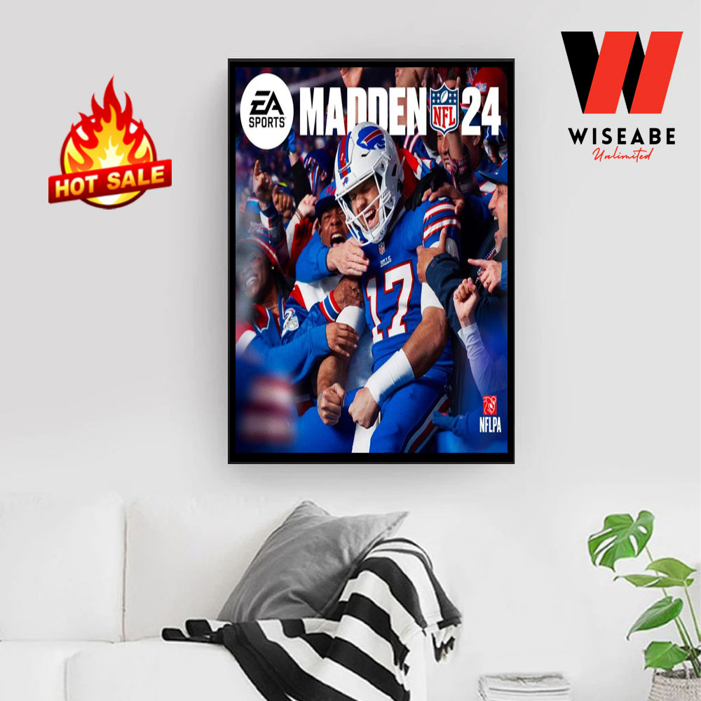 Madden 24 NFL EA Sports Rising stars edition cover poster canvas - REVER  LAVIE