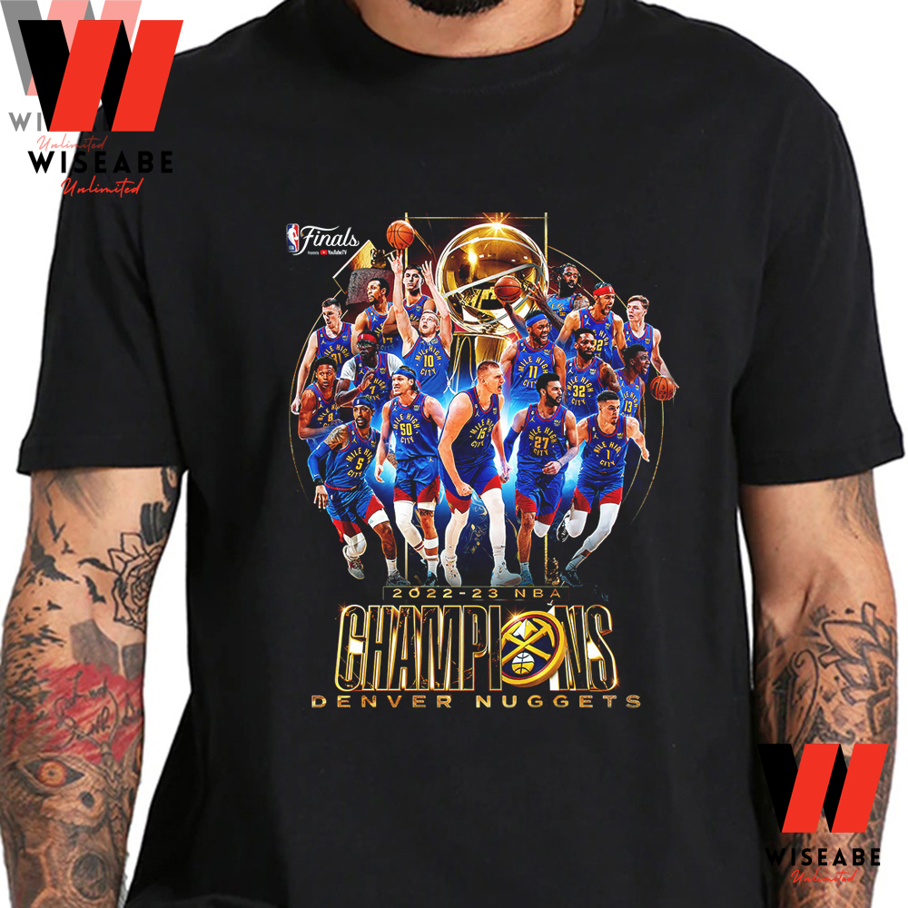 Hot NBA Finals 2023 Denver Nuggets NBA Champions T Shirt