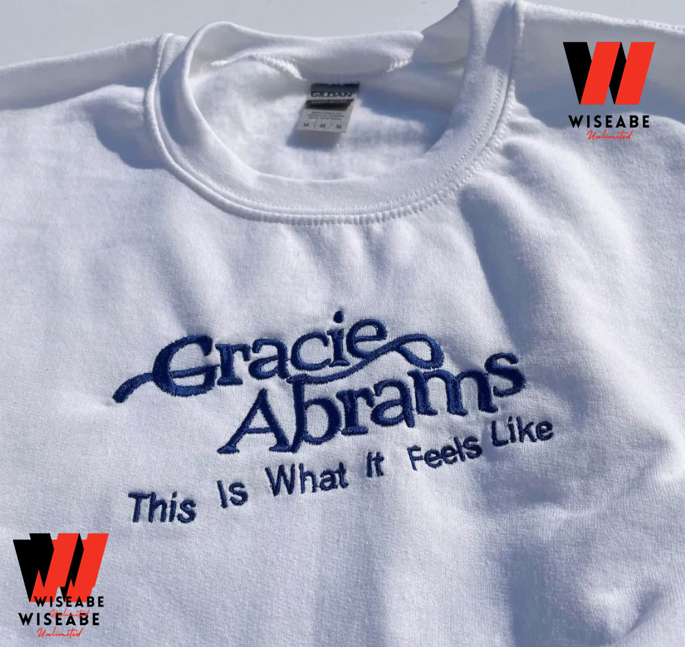 Cheap This Is What It Feels Like Gracie Abrams Embroidered Hoodie