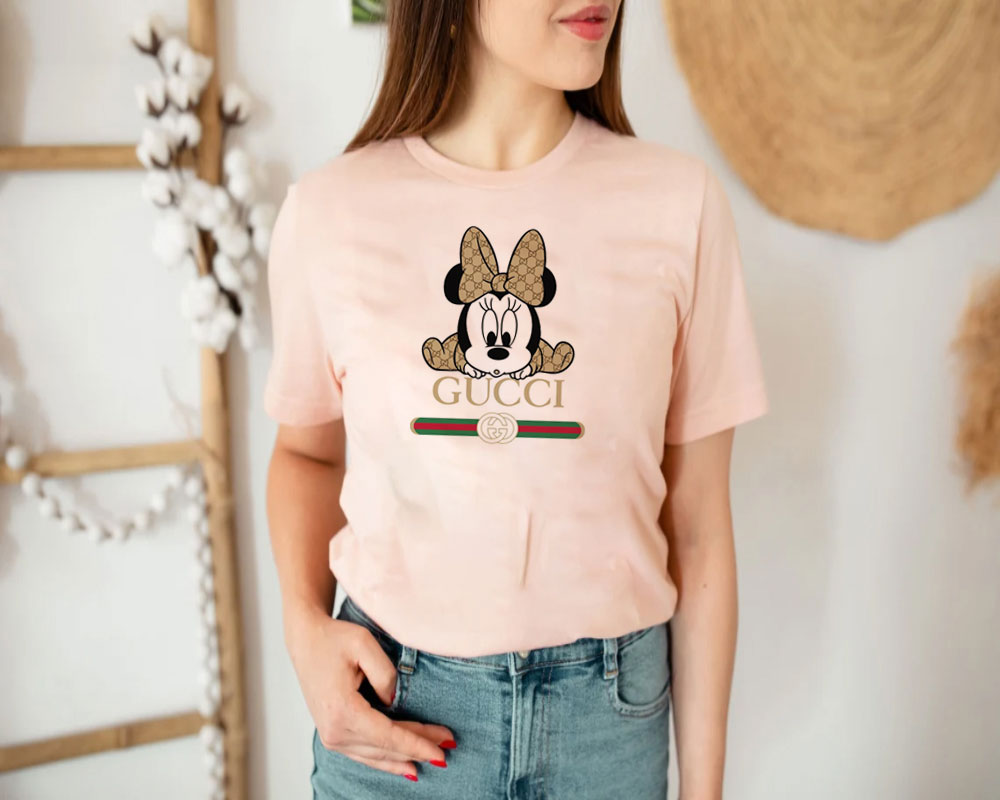 Funny Minnie Mouse Gucci Disney T Shirt, Mickey Mouse Gucci T