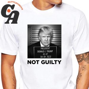 Cheap Free Trump Trump Not Guilty T Shirt