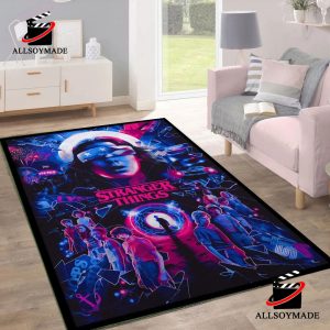 All Character Stranger Things Washable Rug, New Stranger Things Merch