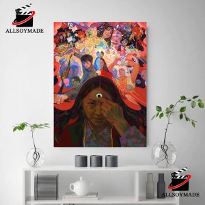 Colorful Michelle Yeoh A24 Everything Everywhere All At Once Poster Wall Art, Film Lovers Gift