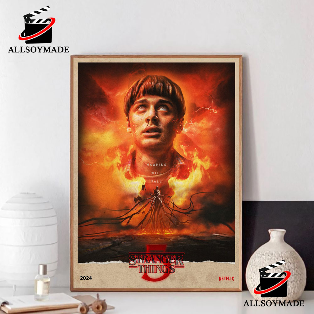 Will Byers Hawkins Will Fall Stranger Things Season 5 Poster, Best Stranger  Things Gifts - Allsoymade