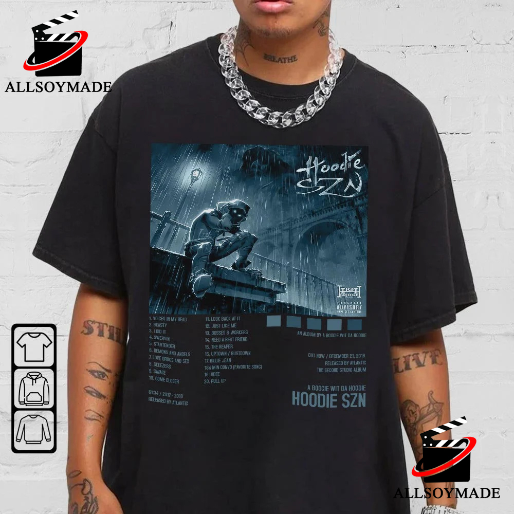 Cheap Album Tracklist A Boogie Wit Da Hoodie SZN Concert Shirt