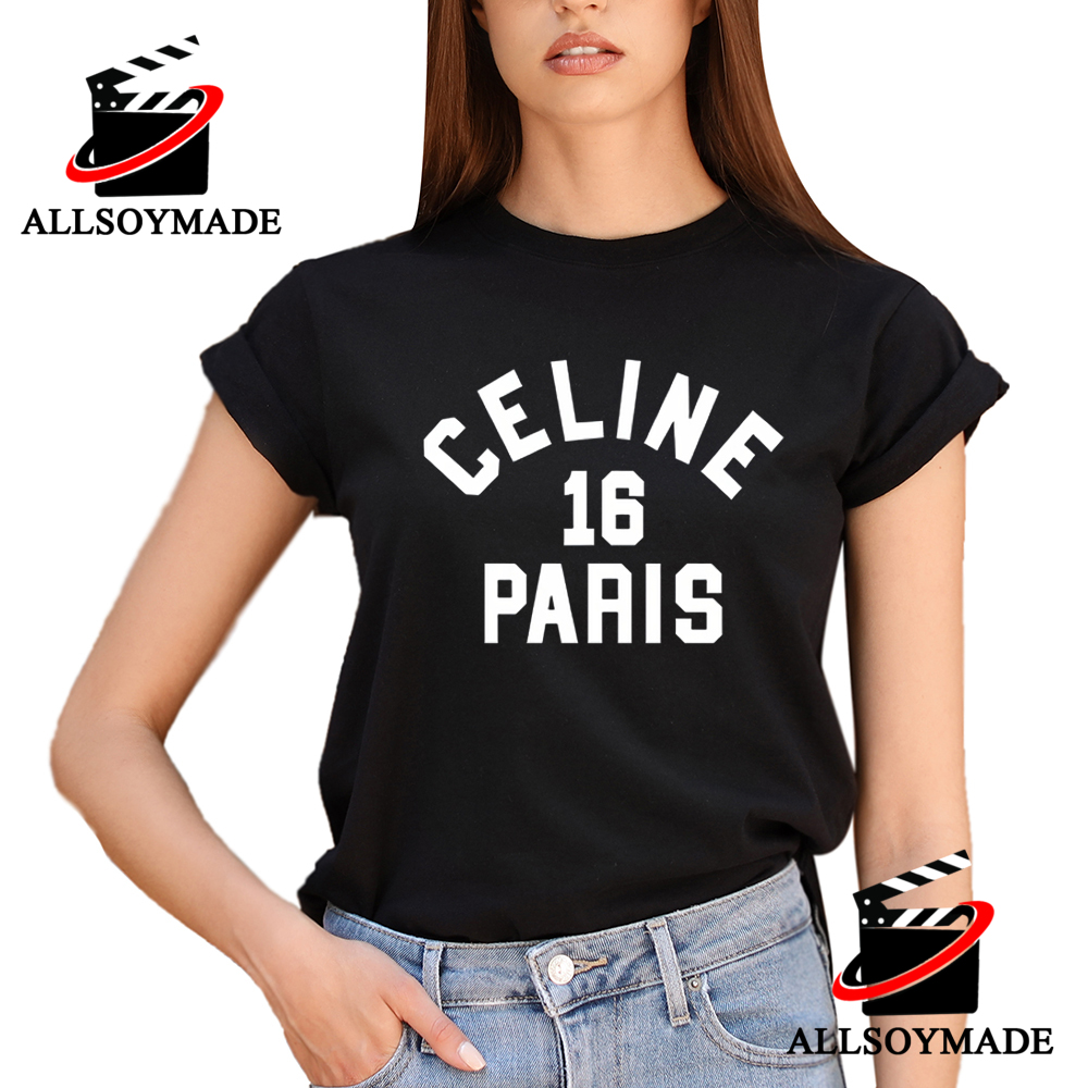 Cheap Paris Logo Celine T Shirt, Celine T Shirt For Man Women - Allsoymade