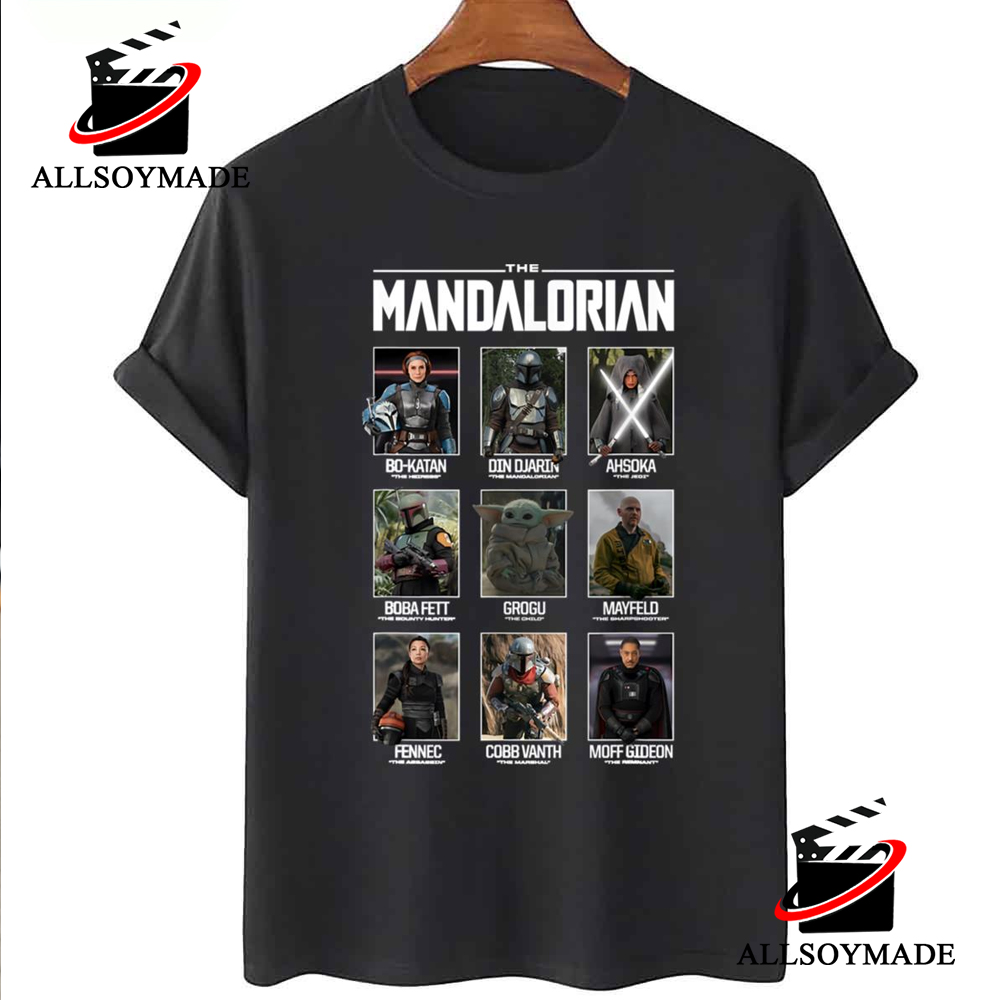 Cheap Character Star Wars Mandalorian T Shirt Mens, Mandalorian Merchandise For Adults