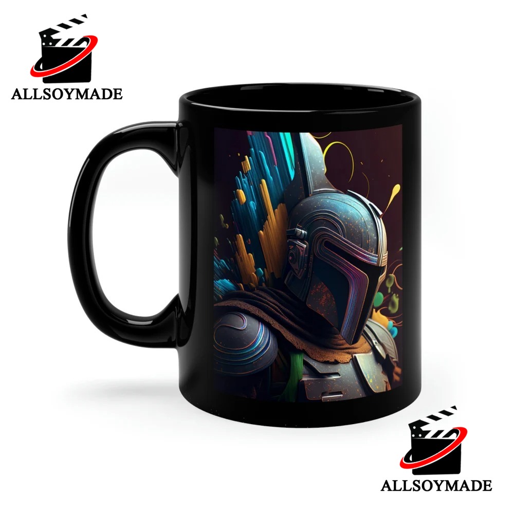 Cheap Helmet Mandalorian Coffee Mug, Best Gifts For Star Wars Fans -  Allsoymade