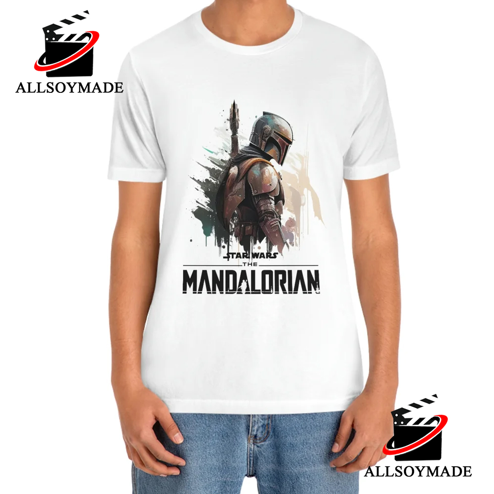 Cheap Din Djarin Star Wars The Mandalorian T Shirt, Star Wars