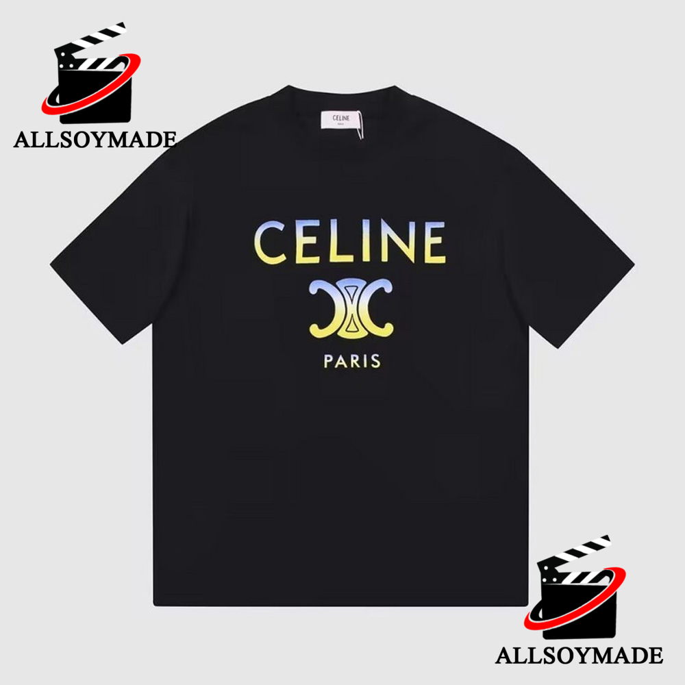 Cheap Paris Logo Celine T Shirt, Celine T Shirt For Women Man - Allsoymade