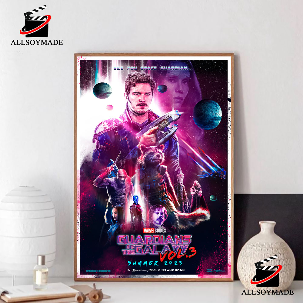 Cheap MCU Guardians Of The Galaxy Vol 3 Poster, Gifts For Marvel Fans