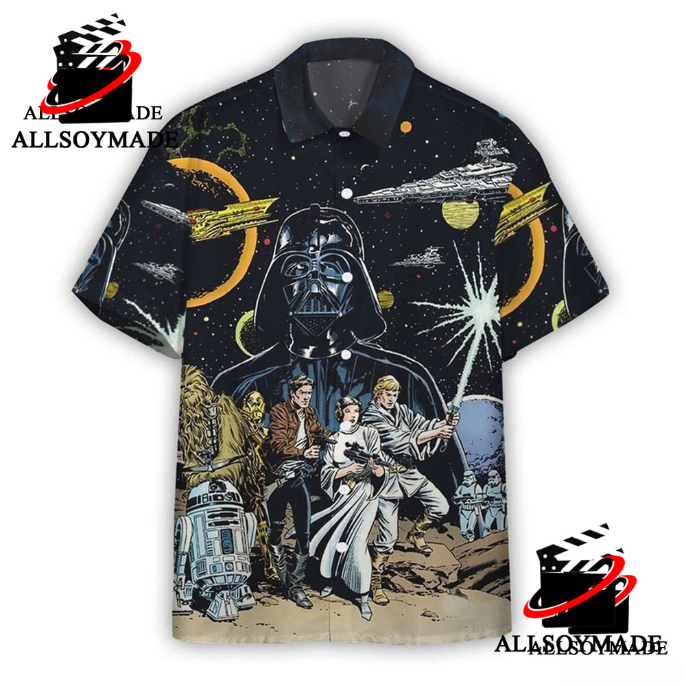 Cheap The Early Adventures Star Wars Hawaiian Shirt, New Star Wars Merchandise