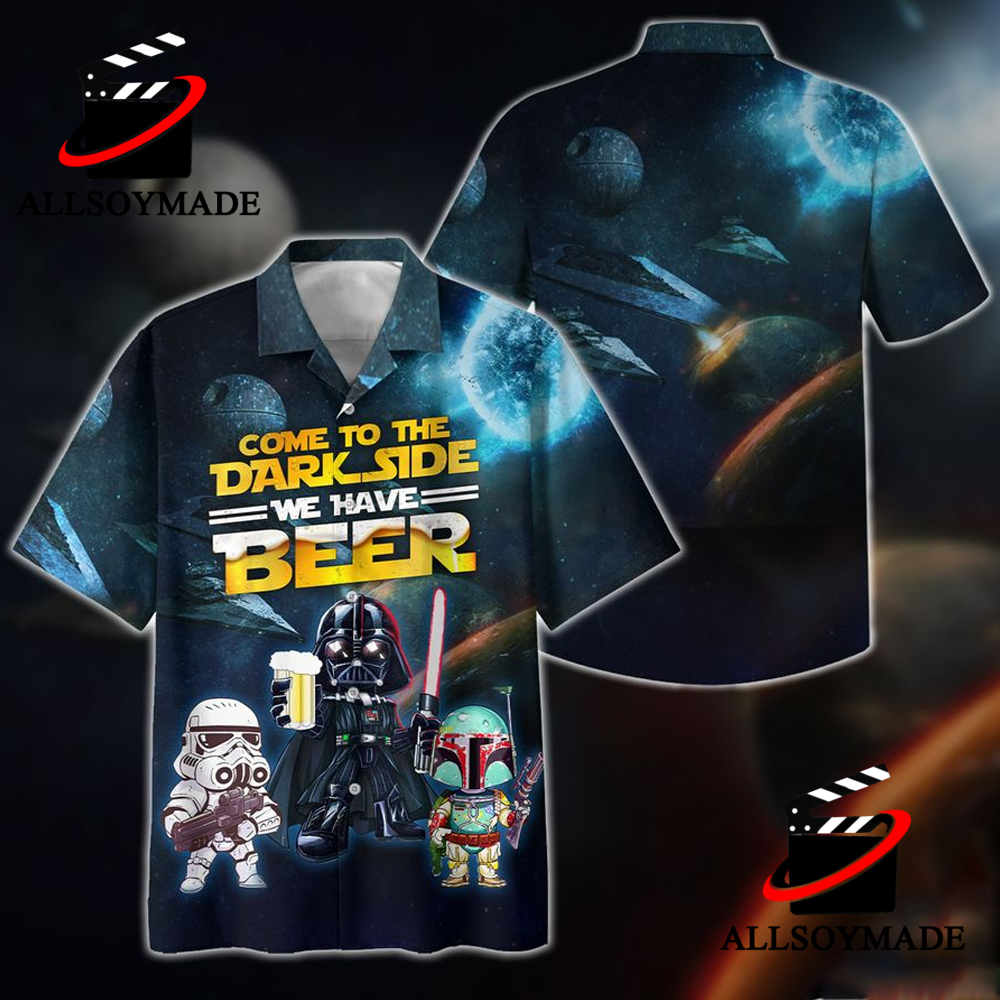 Come To The Dark Side We have Beer Star Wars Hawaiian Shirt, New Star Wars Merchandise