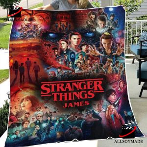 Stranger Things - Life Quote Fleece Blanket