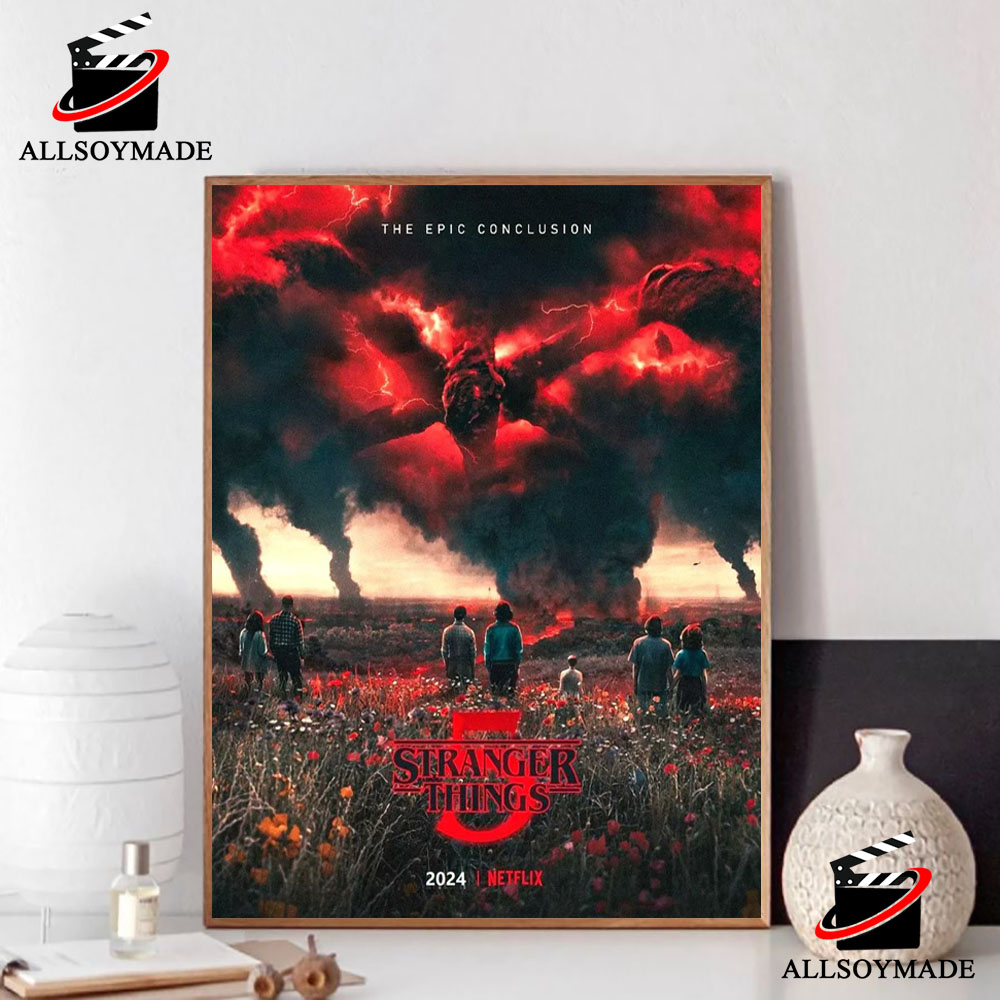 Monster The Mind Flayer Stranger Things Season 5 Poster, Best Stranger  Things Gifts - Allsoymade