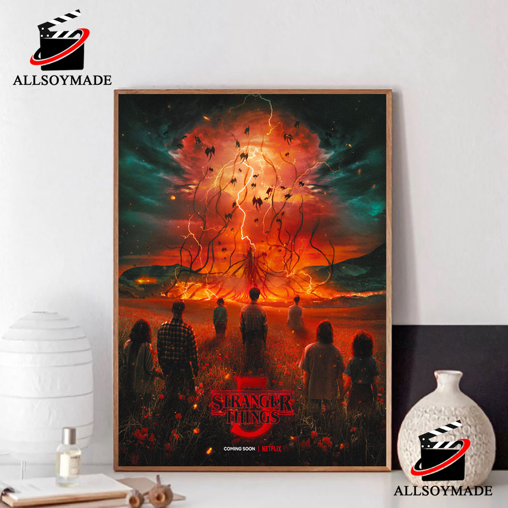 Antagonist Vecna And Will Byers Stranger Things Season 5 2024 Poster, Best Stranger  Things Gifts - Allsoymade