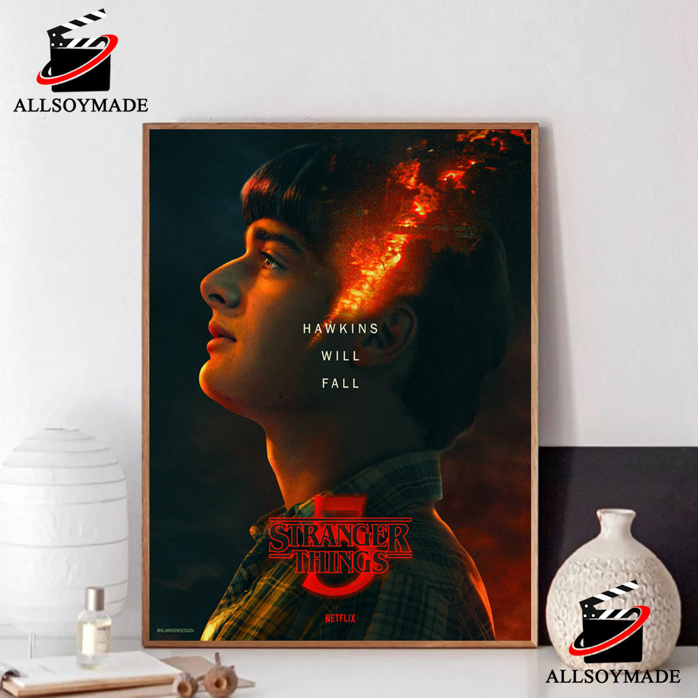 Will Byers Stranger Things Digital Portrait Poster for Sale by NewQyu