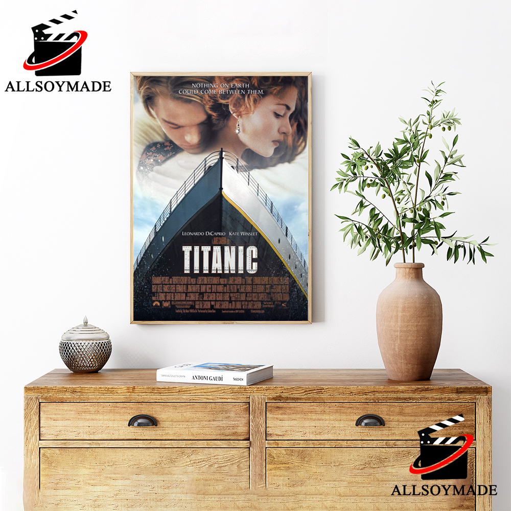 Retro Kate Winslet And Leonardo DiCaprio Hollywood Titanic Movie Poster -  Allsoymade