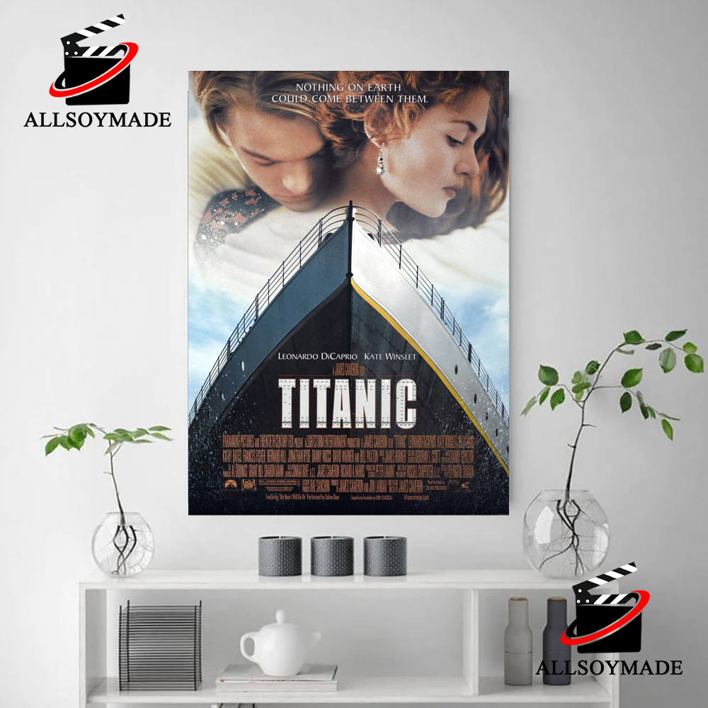 Retro Kate Winslet And Leonardo DiCaprio Hollywood Titanic Movie Poster -  Allsoymade