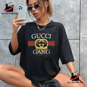 Sale Gucci Gang Logo Tshirt Womens, Cheap Gucci Tshirt Mens - Allsoymade