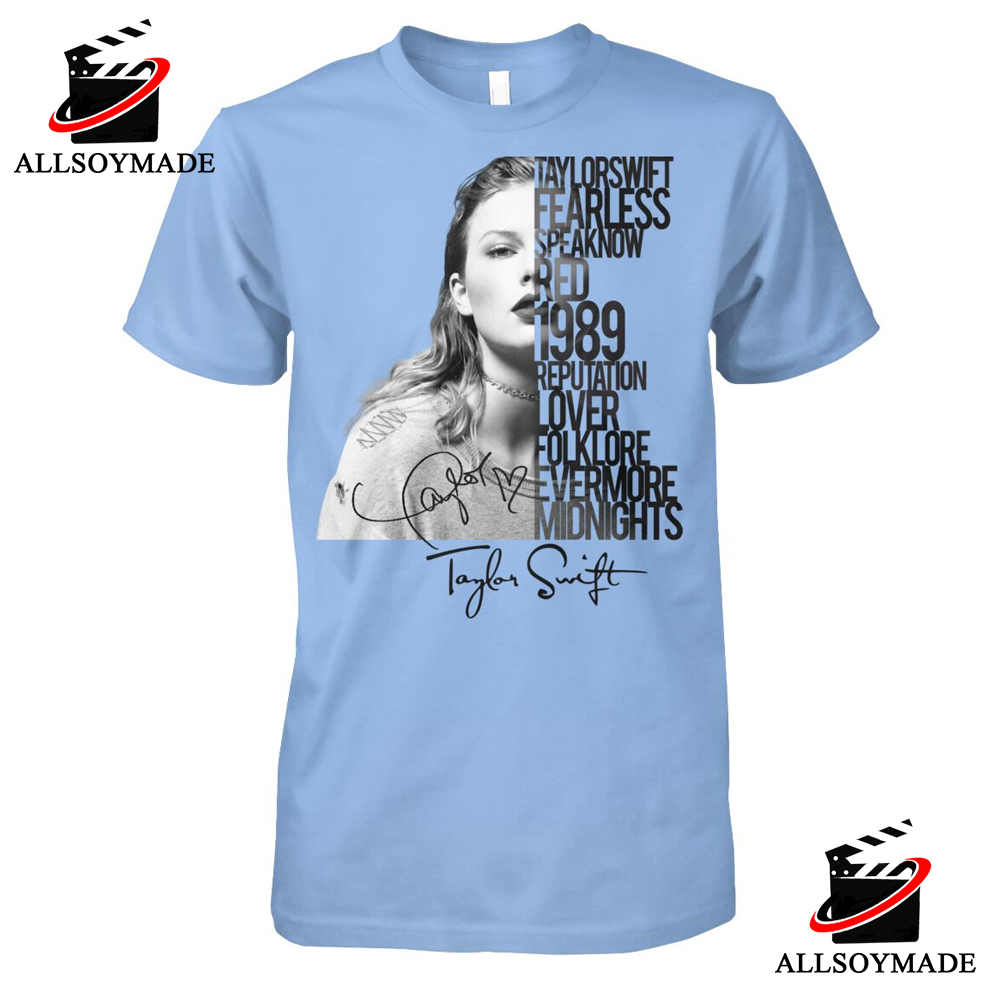 Album Taylor Swift Eras Tour T Shirt Two Sides, Cheap Taylor Swift Merch -  Allsoymade