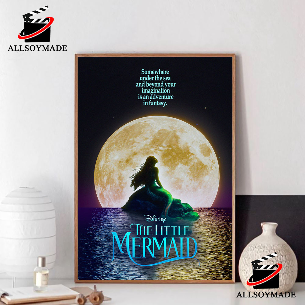 Unique The Little Mermaid 2023 Poster, Disney Gifts For Adults