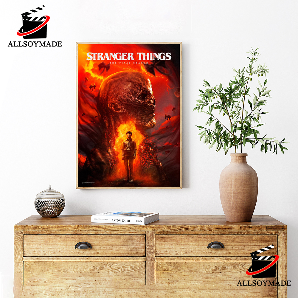 Vecna And Will Byers Stranger Things Season 5 Poster, Cheap Stranger Things  Merch - Allsoymade