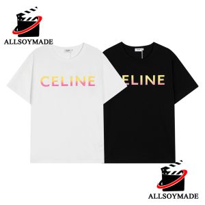 Colorful Celine T Shirt, Cheap Celine T Shirt For Women Man