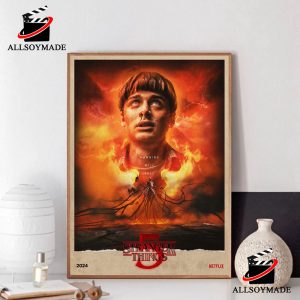Antagonist Vecna And Will Byers Stranger Things Season 5 2024 Poster, Best Stranger Things Gifts