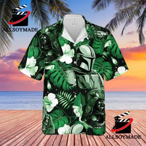 Cheap Boba Fett Darth Vader Tropical Star Wars Hawaiian Shirt, New Star Wars Merchandise