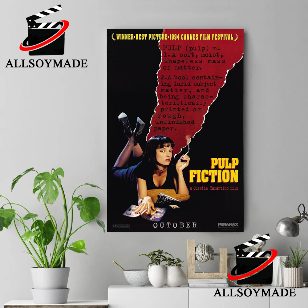 Pulp Fiction movie poster art print, Los Angeles