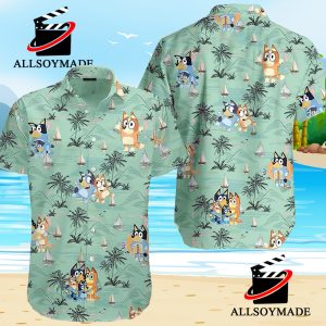 Bluey Hawaiian Shirt Funny Bluey Bluey Beach Best Hawaiian Shirts