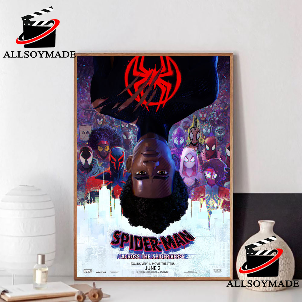 Cheap Official Spider Man Across The Spider Verse Poster, Gifts For Marvel Fans