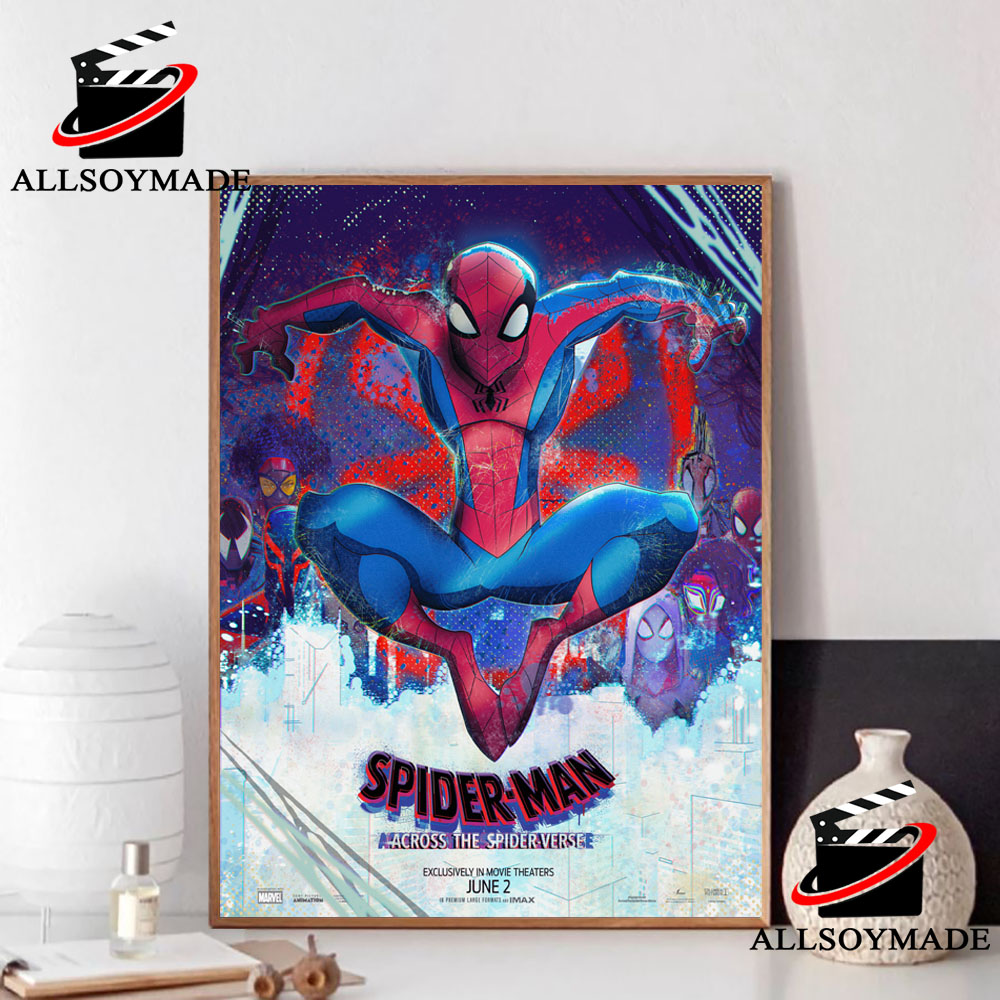 Spiderman Across The Spider-Verse movie poster (c) - Spiderman poster - 11  x 17