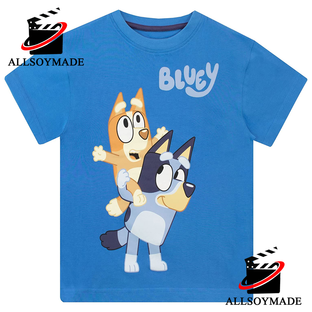 Bluey T Shirt Bluey Logo All Sizes Adults Kids Tv Programme Bingo