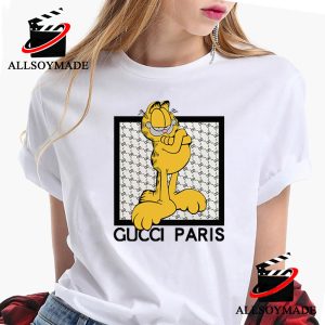 Cheap Garfield Gucci Tshirt Womens, Gucci Tshirt Mens
