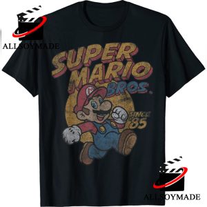 Vintage Mario Shirt, Super Mario Bros T Shirt, Cheap Nintendo Merchandise